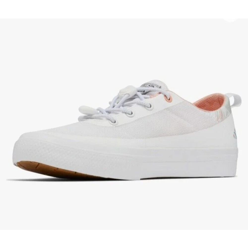Columbia Women's PFG Shoes Sneaker Size 10 White Coral NWB